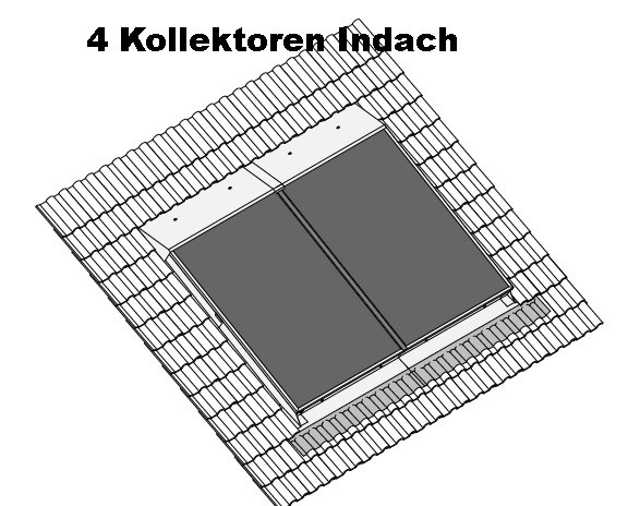 TOP Line Kollektor Paket KP 960 AR Indach inkl Circo 7 und Regler - ohne Speicher-