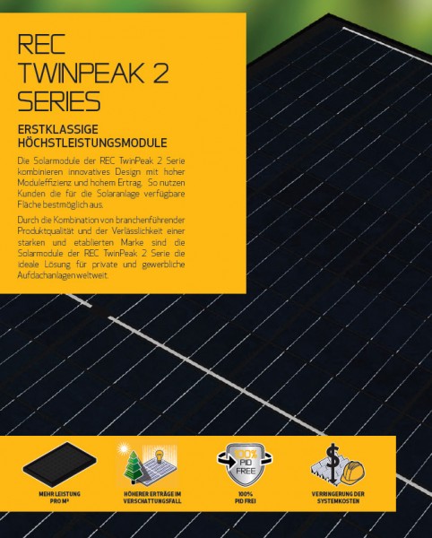 5,22 kW REC Photovoltaikanlage mit SMA