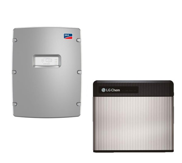 SMA Sunny Island SI 3.0M und Batterie LG LI-IO Rest 3.3